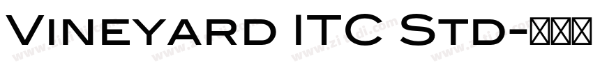 Vineyard ITC Std字体转换